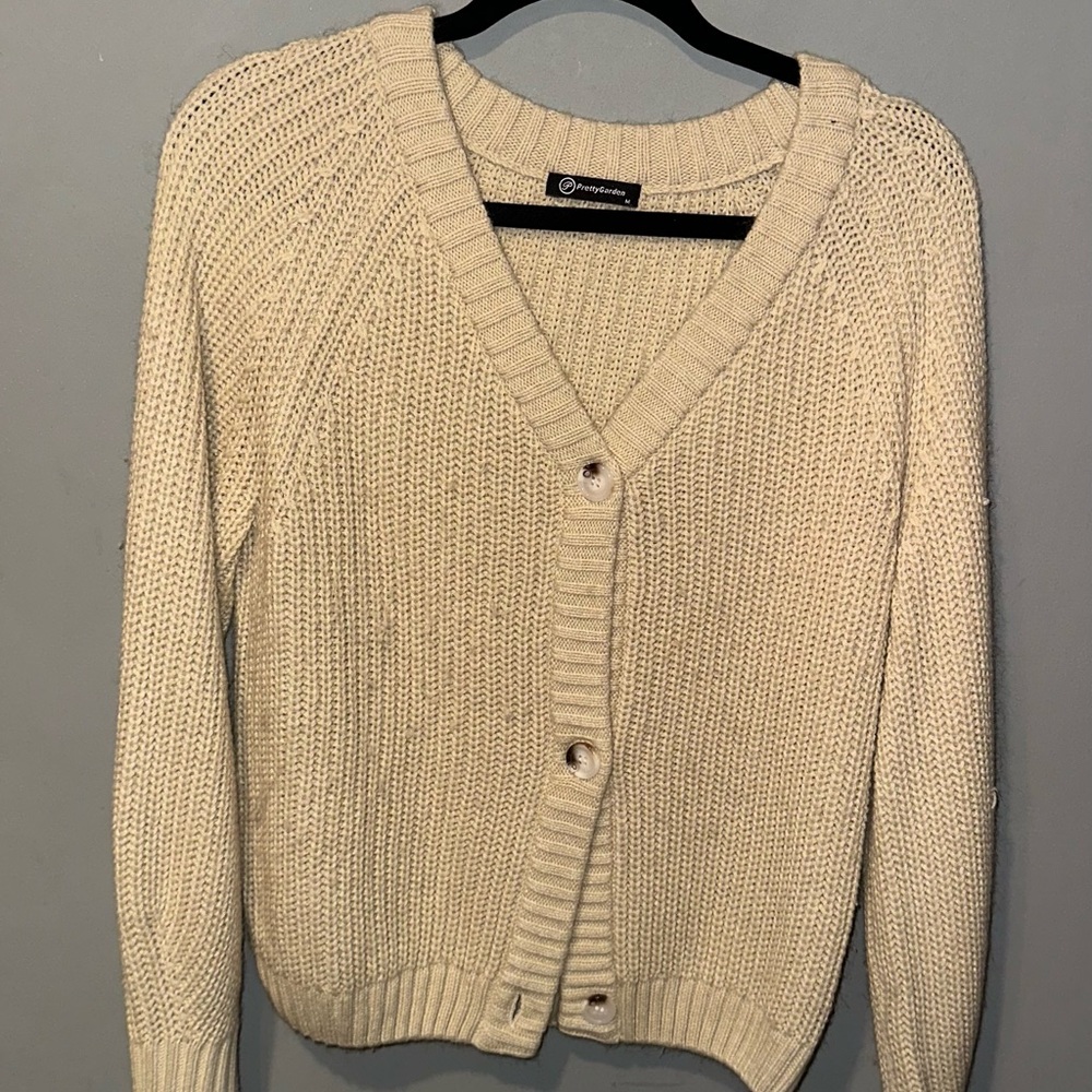Cozy Cream Knit Cardigan